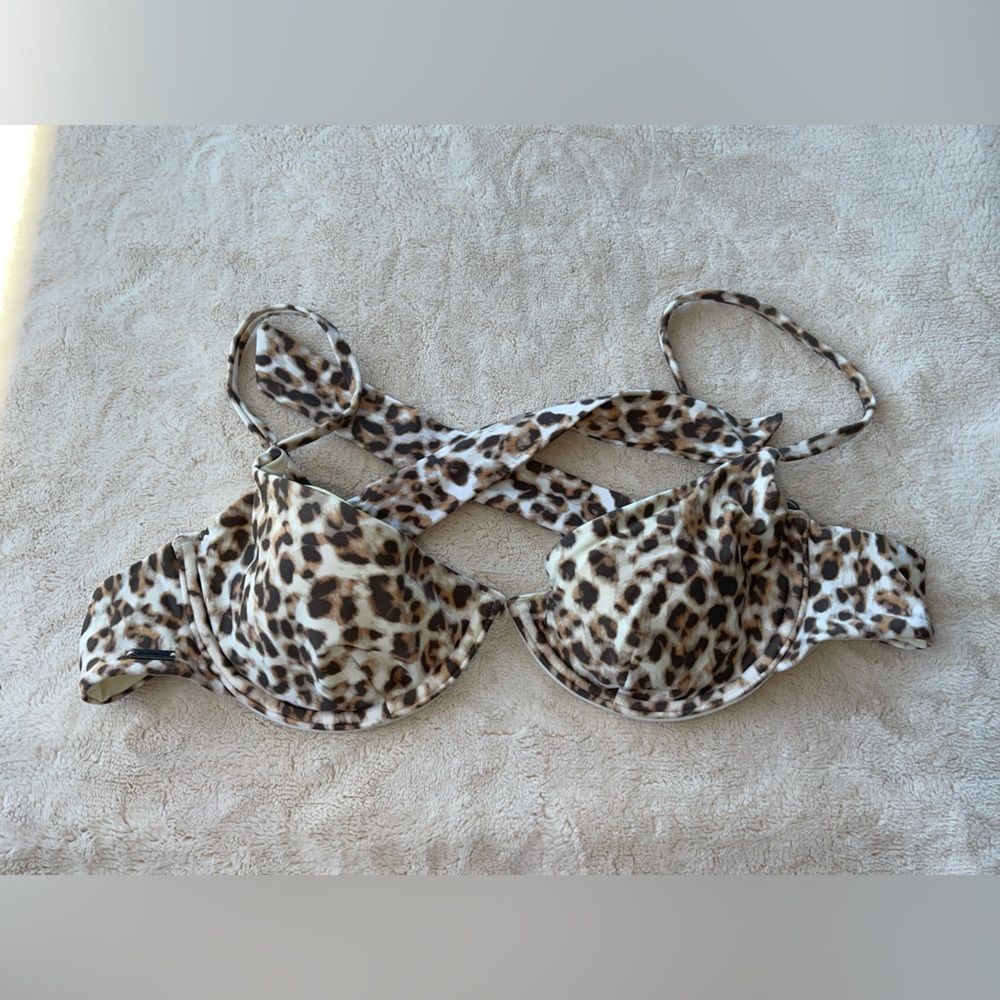 O’Neill Swim LEO SEVILLE UNDERWIRE TOP leopard Print XS